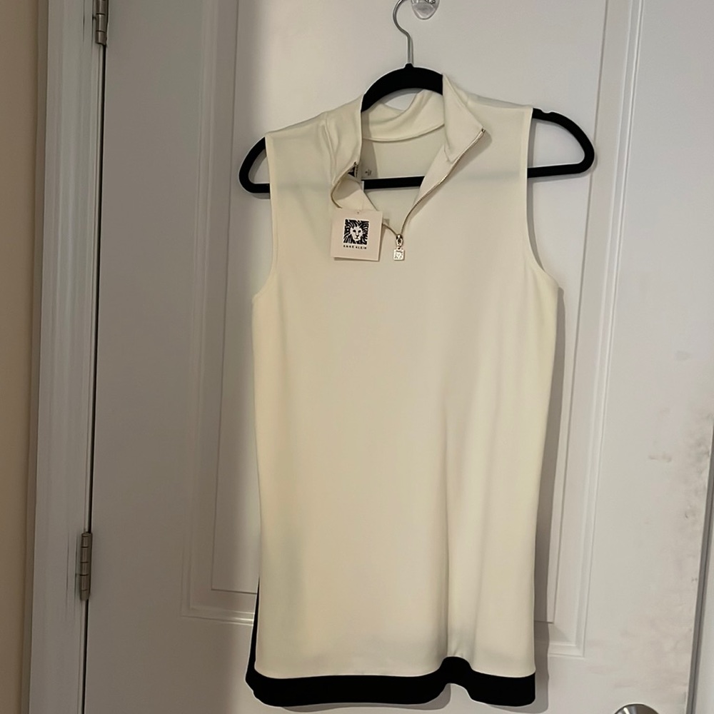 silk knit top from anne klein brand new with tag